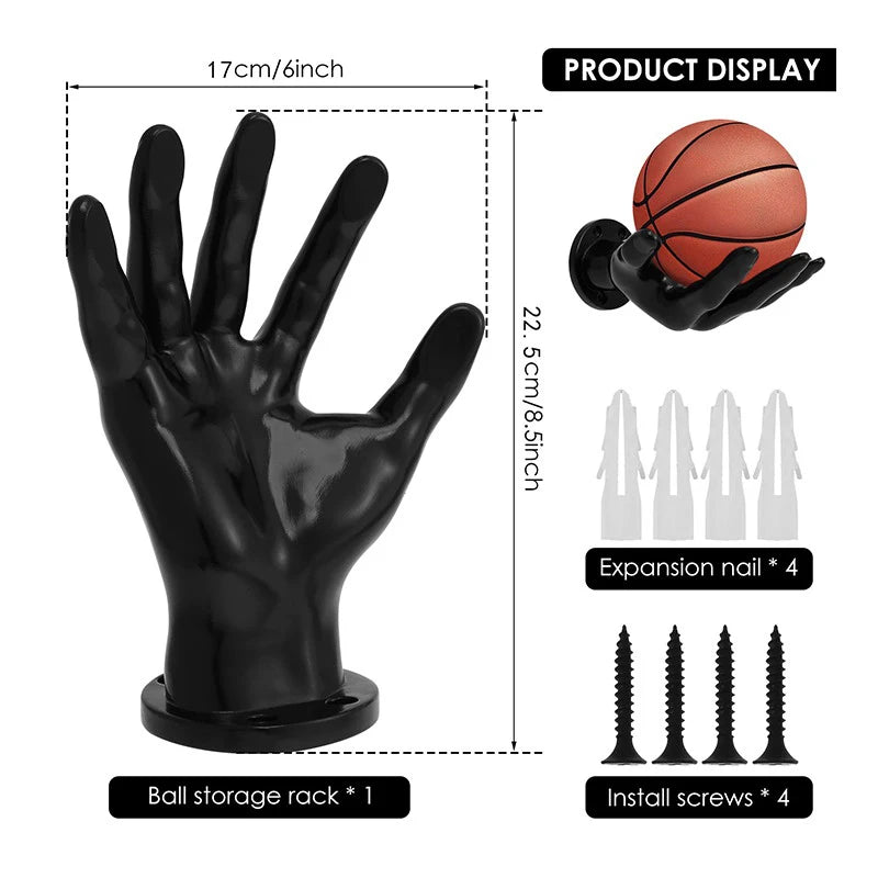 HAND BASKETBALL HOLDER