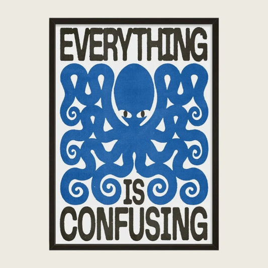 EVERYTHING IS CONFUSING POSTER